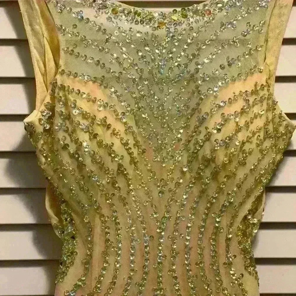 Sexy mermaid/floor length/back closure night dance dresses